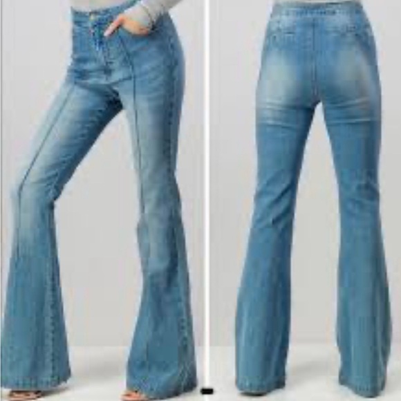 Jealous Tomato Denim - Women's Denim by Jealous Tomato Bell Bottom - Small